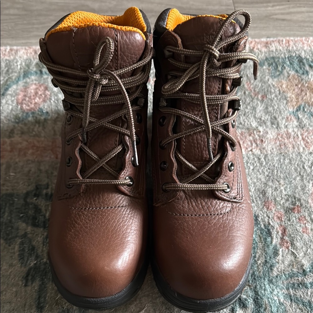 Timberland PRO Women's Lace Up Boots - Brown/steel-toe